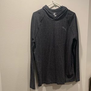Puma lightweight hoodie in gray